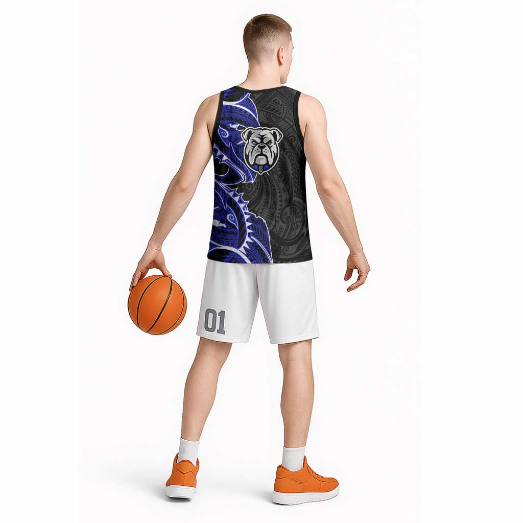 Canterbury Bankstown Bulldogs Basketball Jersey Polynesian Tribal Tattoo Pacific Sport Art