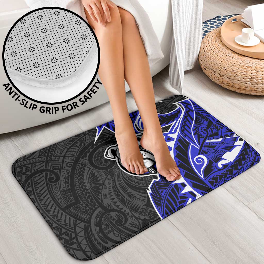 Canterbury Bankstown Bulldogs Bathroom Set Polynesian Tribal Tattoo Pacific Sport Art