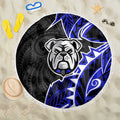 Canterbury Bankstown Bulldogs Beach Blanket Polynesian Tribal Tattoo Pacific Sport Art