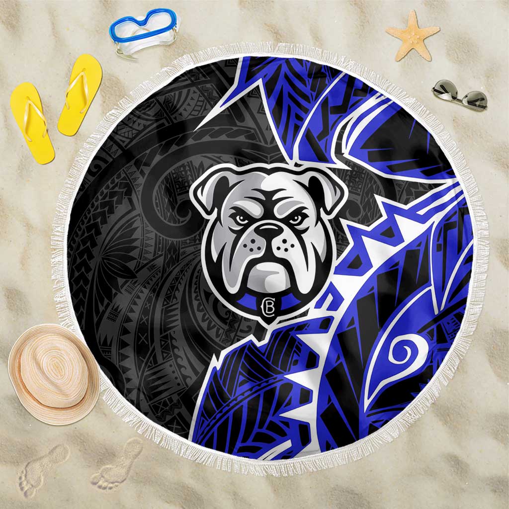 Canterbury Bankstown Bulldogs Beach Blanket Polynesian Tribal Tattoo Pacific Sport Art
