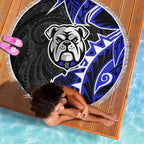 Canterbury Bankstown Bulldogs Beach Blanket Polynesian Tribal Tattoo Pacific Sport Art
