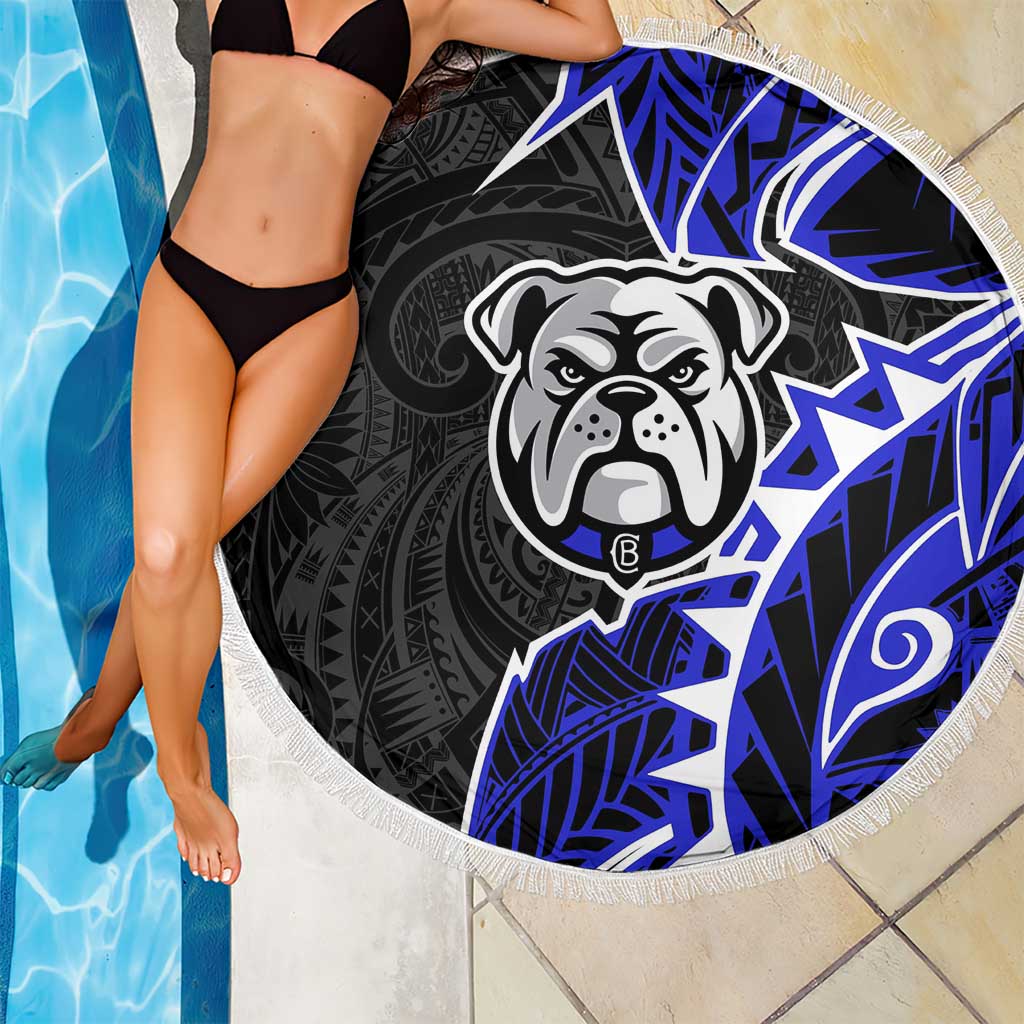 Canterbury Bankstown Bulldogs Beach Blanket Polynesian Tribal Tattoo Pacific Sport Art