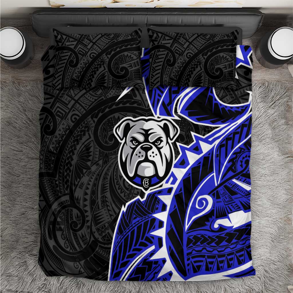Canterbury Bankstown Bulldogs Bedding Set Polynesian Tribal Tattoo Pacific Sport Art
