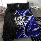 Canterbury Bankstown Bulldogs Bedding Set Polynesian Tribal Tattoo Pacific Sport Art