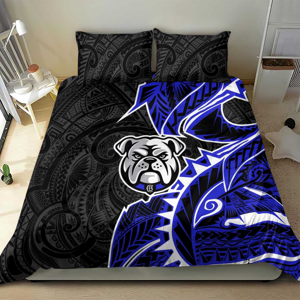 Canterbury Bankstown Bulldogs Bedding Set Polynesian Tribal Tattoo Pacific Sport Art