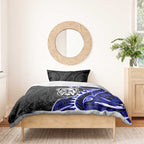 Canterbury Bankstown Bulldogs Bedding Set Polynesian Tribal Tattoo Pacific Sport Art