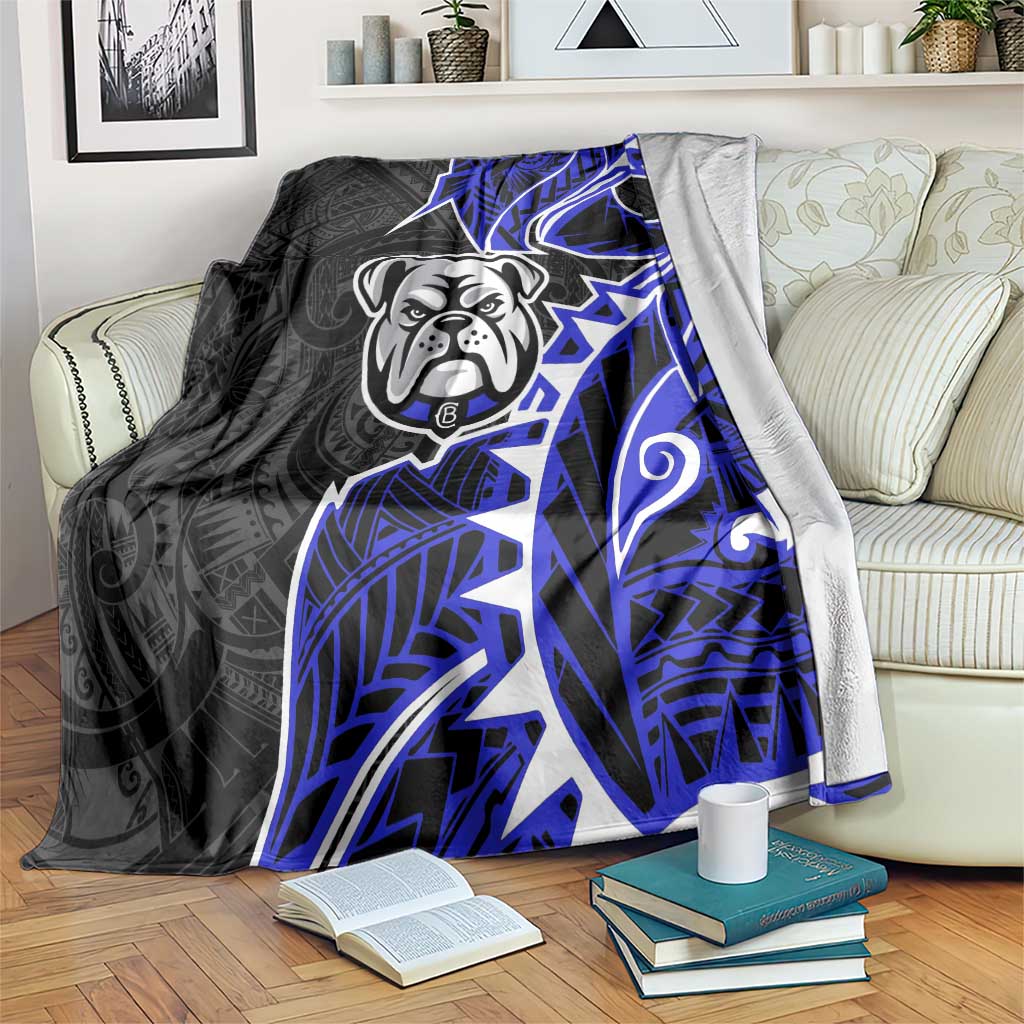 Canterbury Bankstown Bulldogs Blanket Polynesian Tribal Tattoo Pacific Sport Art