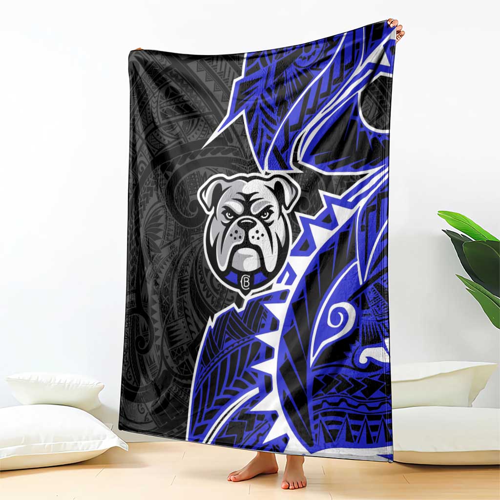 Canterbury Bankstown Bulldogs Blanket Polynesian Tribal Tattoo Pacific Sport Art