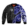 Canterbury Bankstown Bulldogs Bomber Jacket Polynesian Tribal Tattoo Pacific Sport Art