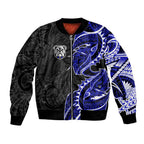 Canterbury Bankstown Bulldogs Bomber Jacket Polynesian Tribal Tattoo Pacific Sport Art