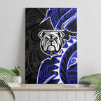 Canterbury Bankstown Bulldogs Canvas Wall Art Polynesian Tribal Tattoo Pacific Sport Art
