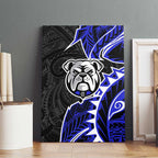 Canterbury Bankstown Bulldogs Canvas Wall Art Polynesian Tribal Tattoo Pacific Sport Art