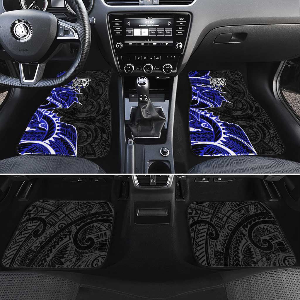 Canterbury Bankstown Bulldogs Car Mats Polynesian Tribal Tattoo Pacific Sport Art