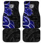 Canterbury Bankstown Bulldogs Car Mats Polynesian Tribal Tattoo Pacific Sport Art