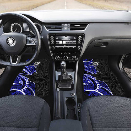 Canterbury Bankstown Bulldogs Car Mats Polynesian Tribal Tattoo Pacific Sport Art