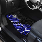 Canterbury Bankstown Bulldogs Car Mats Polynesian Tribal Tattoo Pacific Sport Art