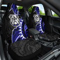 Canterbury Bankstown Bulldogs Car Seat Cover Polynesian Tribal Tattoo Pacific Sport Art
