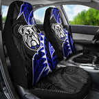 Canterbury Bankstown Bulldogs Car Seat Cover Polynesian Tribal Tattoo Pacific Sport Art