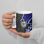 Canterbury Bankstown Bulldogs Ceramic Mug Polynesian Tribal Tattoo Pacific Sport Art