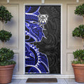 Canterbury Bankstown Bulldogs Door Cover Polynesian Tribal Tattoo Pacific Sport Art