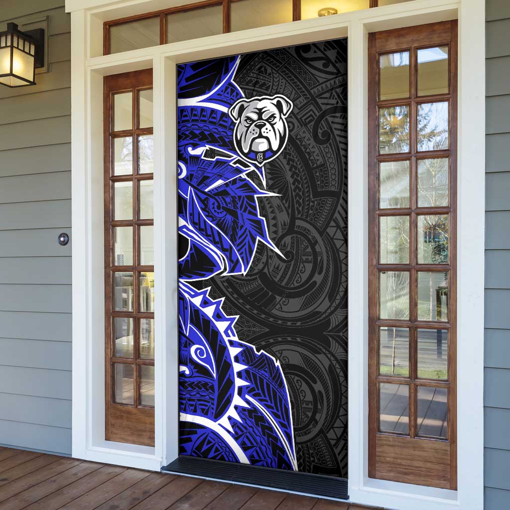Canterbury Bankstown Bulldogs Door Cover Polynesian Tribal Tattoo Pacific Sport Art
