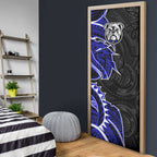 Canterbury Bankstown Bulldogs Door Cover Polynesian Tribal Tattoo Pacific Sport Art