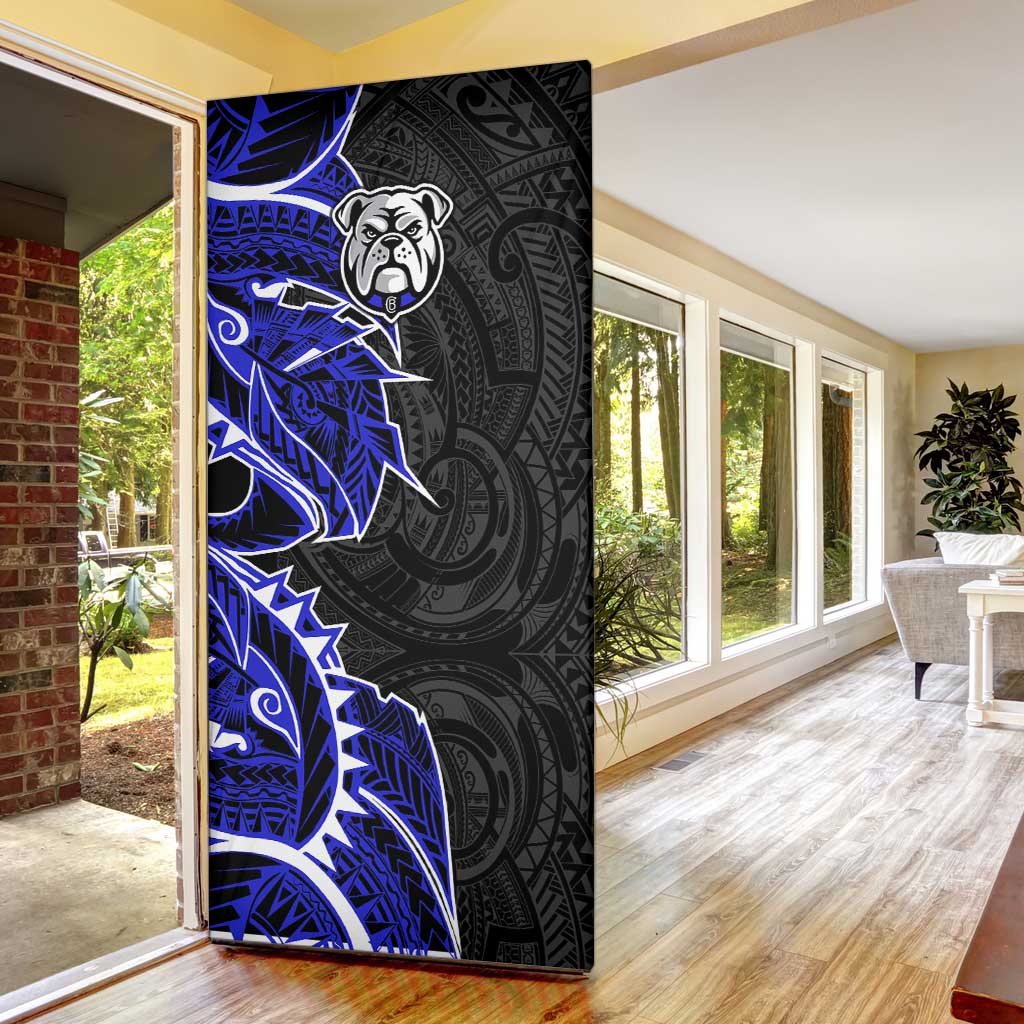 Canterbury Bankstown Bulldogs Door Cover Polynesian Tribal Tattoo Pacific Sport Art