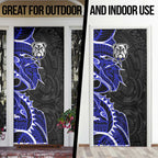 Canterbury Bankstown Bulldogs Door Cover Polynesian Tribal Tattoo Pacific Sport Art
