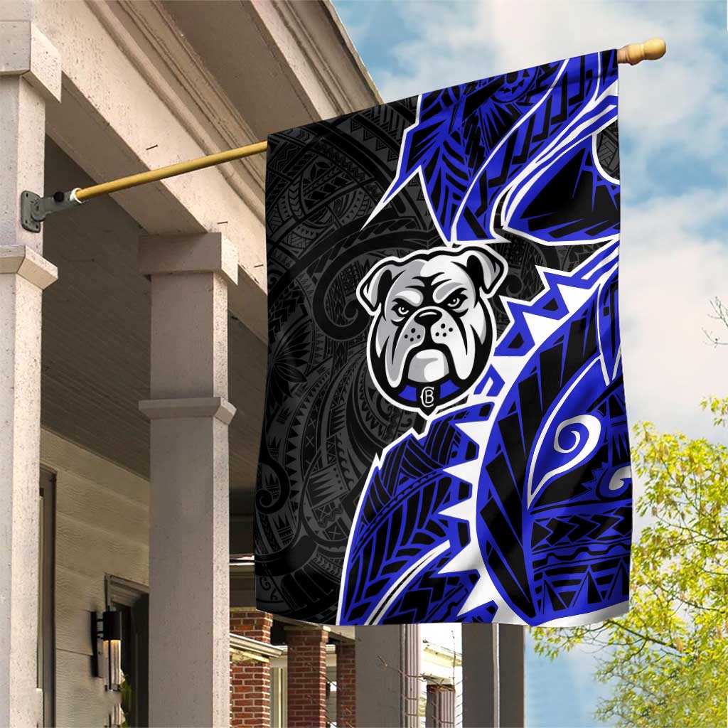 Canterbury Bankstown Bulldogs Garden Flag Polynesian Tribal Tattoo Pacific Sport Art