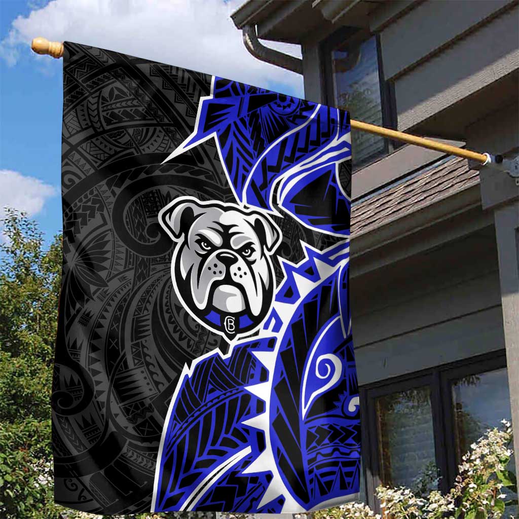 Canterbury Bankstown Bulldogs Garden Flag Polynesian Tribal Tattoo Pacific Sport Art