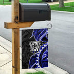 Canterbury Bankstown Bulldogs Garden Flag Polynesian Tribal Tattoo Pacific Sport Art
