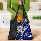 Canterbury Bankstown Bulldogs Grocery Bag Polynesian Tribal Tattoo Pacific Sport Art