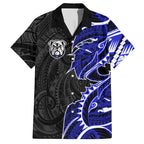 Canterbury Bankstown Bulldogs Hawaiian Shirt Polynesian Tribal Tattoo Pacific Sport Art