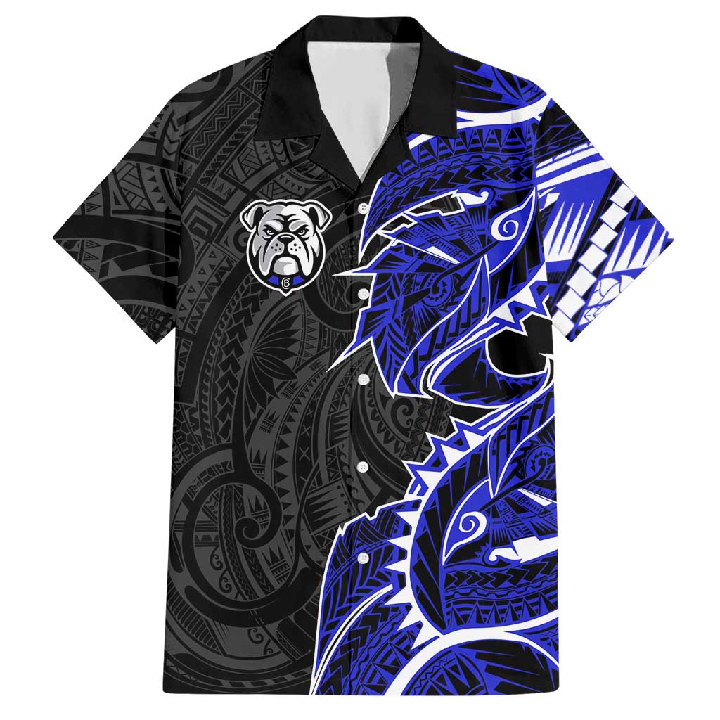 Canterbury Bankstown Bulldogs Hawaiian Shirt Polynesian Tribal Tattoo Pacific Sport Art