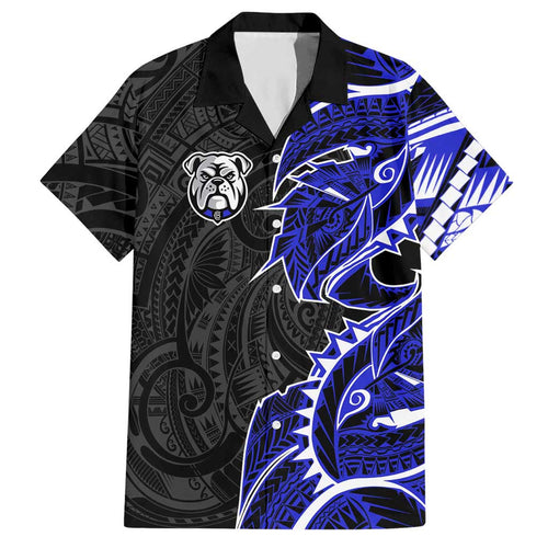 Canterbury Bankstown Bulldogs Hawaiian Shirt Polynesian Tribal Tattoo Pacific Sport Art