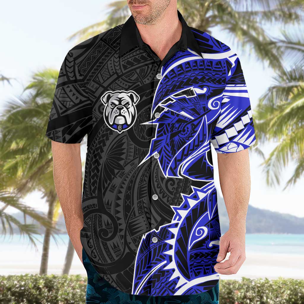 Canterbury Bankstown Bulldogs Hawaiian Shirt Polynesian Tribal Tattoo Pacific Sport Art