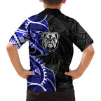 Canterbury Bankstown Bulldogs Hawaiian Shirt Polynesian Tribal Tattoo Pacific Sport Art