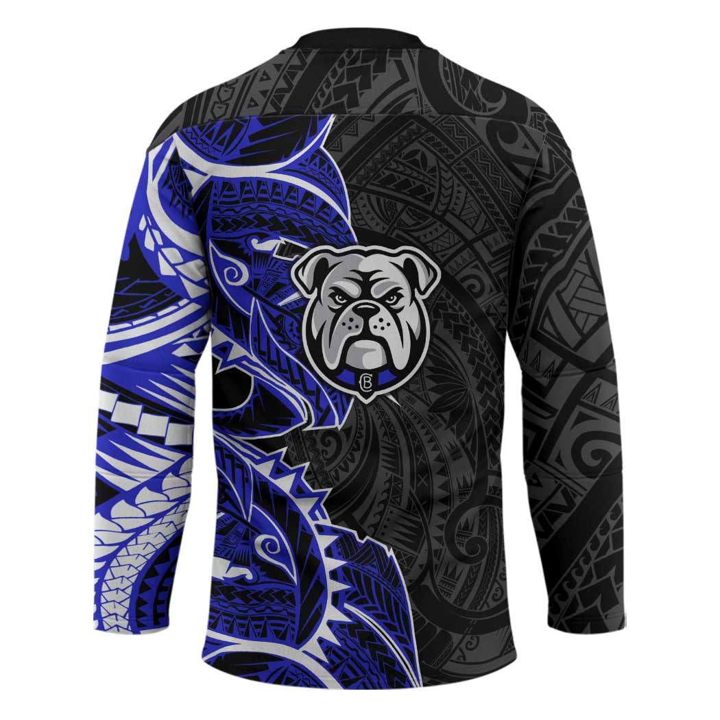 Canterbury Bankstown Bulldogs Hockey Jersey Polynesian Tribal Tattoo Pacific Sport Art