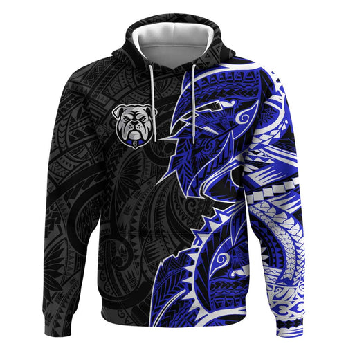 Canterbury Bankstown Bulldogs Hoodie Polynesian Tribal Tattoo Pacific Sport Art