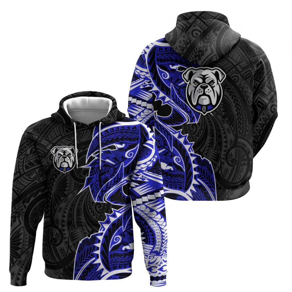 Canterbury Bankstown Bulldogs Hoodie Polynesian Tribal Tattoo Pacific Sport Art