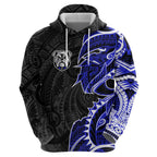 Canterbury Bankstown Bulldogs Hoodie Polynesian Tribal Tattoo Pacific Sport Art
