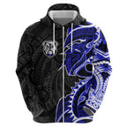 Canterbury Bankstown Bulldogs Hoodie Polynesian Tribal Tattoo Pacific Sport Art
