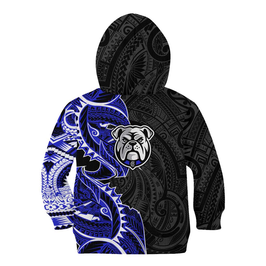 Canterbury Bankstown Bulldogs Kid Hoodie Polynesian Tribal Tattoo Pacific Sport Art