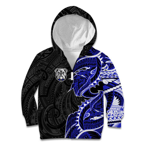 Canterbury Bankstown Bulldogs Kid Hoodie Polynesian Tribal Tattoo Pacific Sport Art