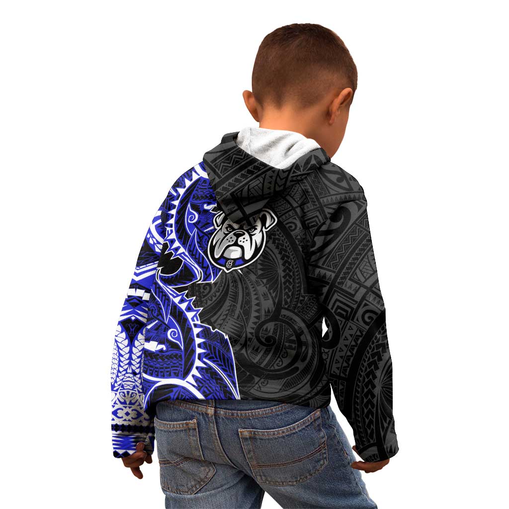 Canterbury Bankstown Bulldogs Kid Hoodie Polynesian Tribal Tattoo Pacific Sport Art