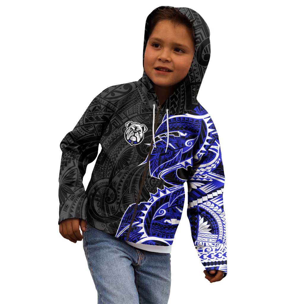 Canterbury Bankstown Bulldogs Kid Hoodie Polynesian Tribal Tattoo Pacific Sport Art