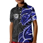 Canterbury Bankstown Bulldogs Kid Polo Shirt Polynesian Tribal Tattoo Pacific Sport Art