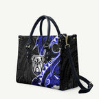 Canterbury Bankstown Bulldogs Leather Bag Polynesian Tribal Tattoo Pacific Sport Art