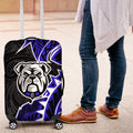 Canterbury Bankstown Bulldogs Luggage Cover Polynesian Tribal Tattoo Pacific Sport Art