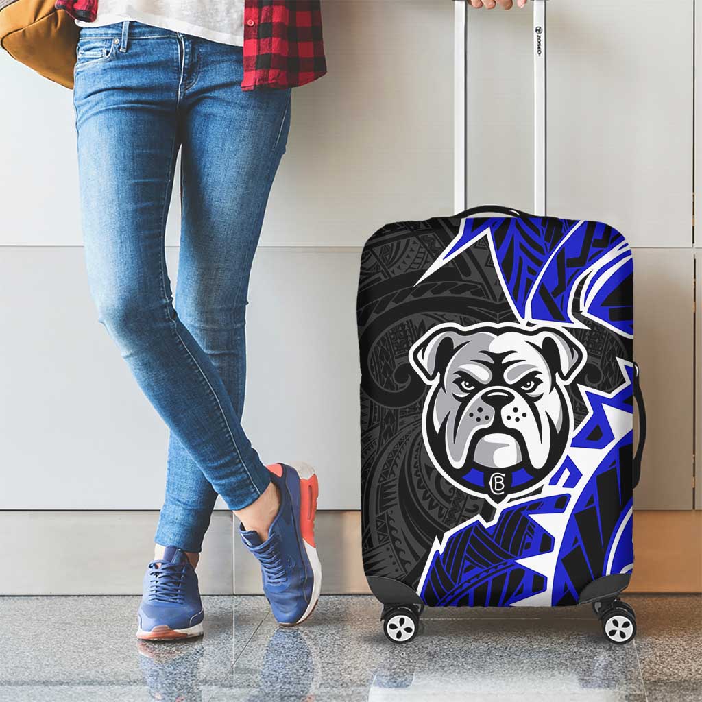 Canterbury Bankstown Bulldogs Luggage Cover Polynesian Tribal Tattoo Pacific Sport Art